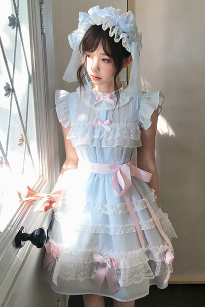 Ribbon Bow Princess Lolita Dress