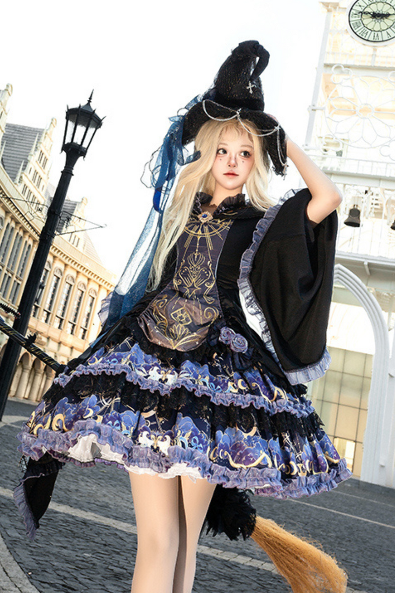 Magician Lolita Dress + Cloak