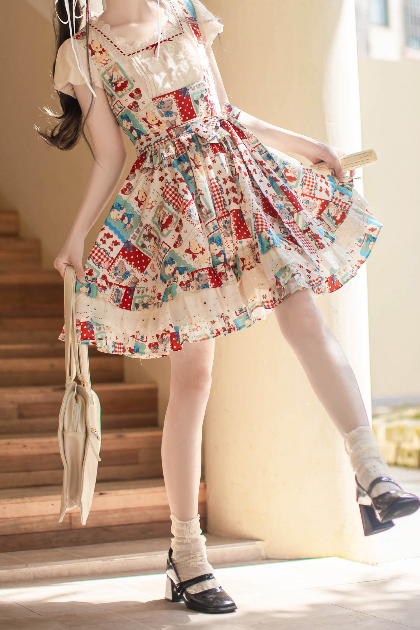 [pre-order] Retro Pop Vest Skirt + Shirt