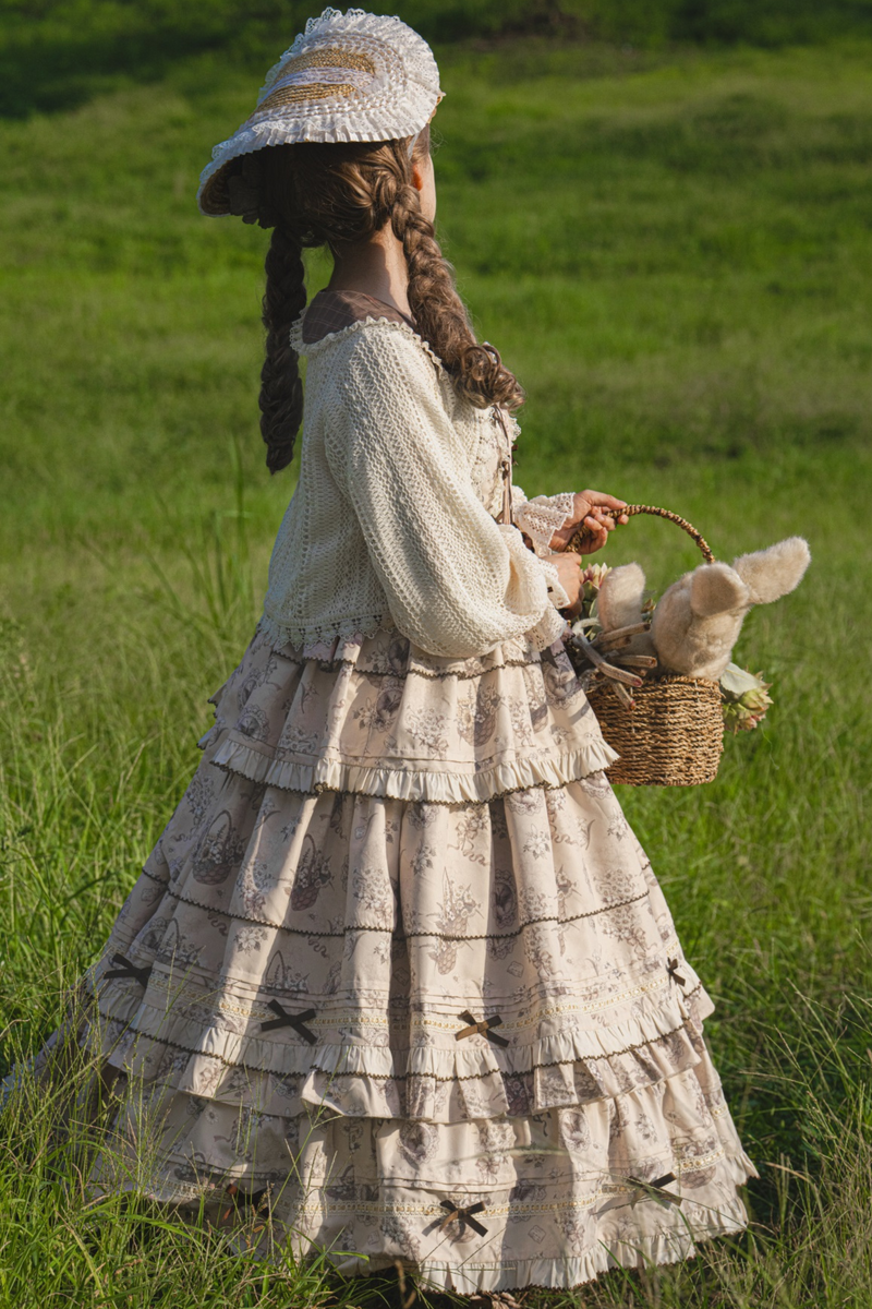 Bunning Time Lolita Dress + Doll Cardigan