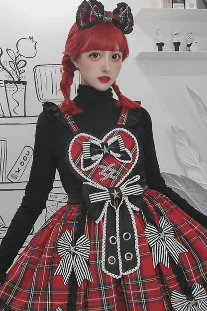 Sweetheart Rock Lolita Dress + Headband