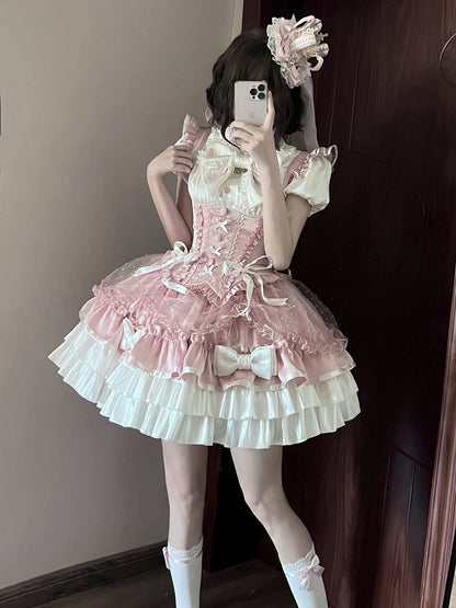 [reservation Deadline: May 12] Pink White Sweet Lolita Idol Series Accessory