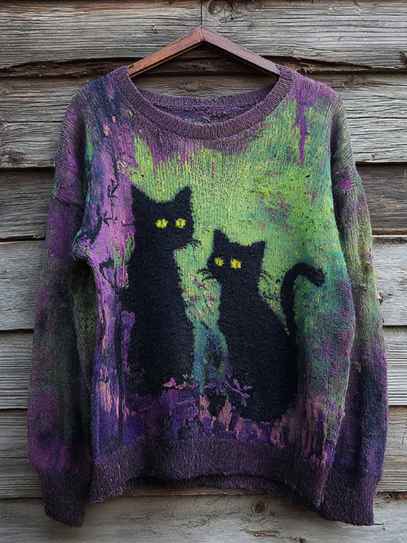 Vintage Inspired Sweater with a Contemporary Edge