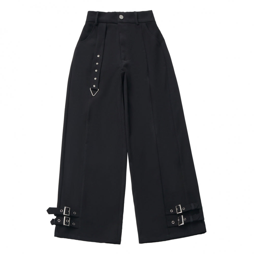 Dark Knight College Vest + Shirt + Suspender Skirt + Pants + Tie