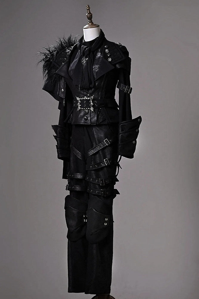 [pre-order Deadline: June 8] Phantom Knight Dark Gothic Prince Suit Full Set (jacket With Cape + Top + Pants)
