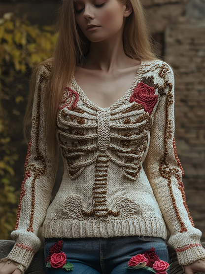 Classic Vintage Sweater with a Flattering Fit