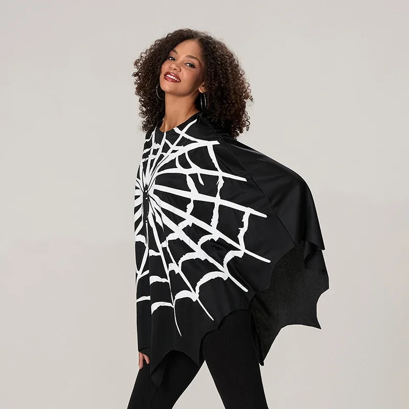 Spider Web Cape Black