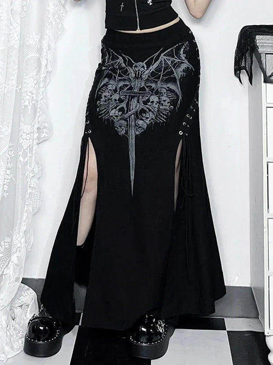 Gothic Midi Skirt