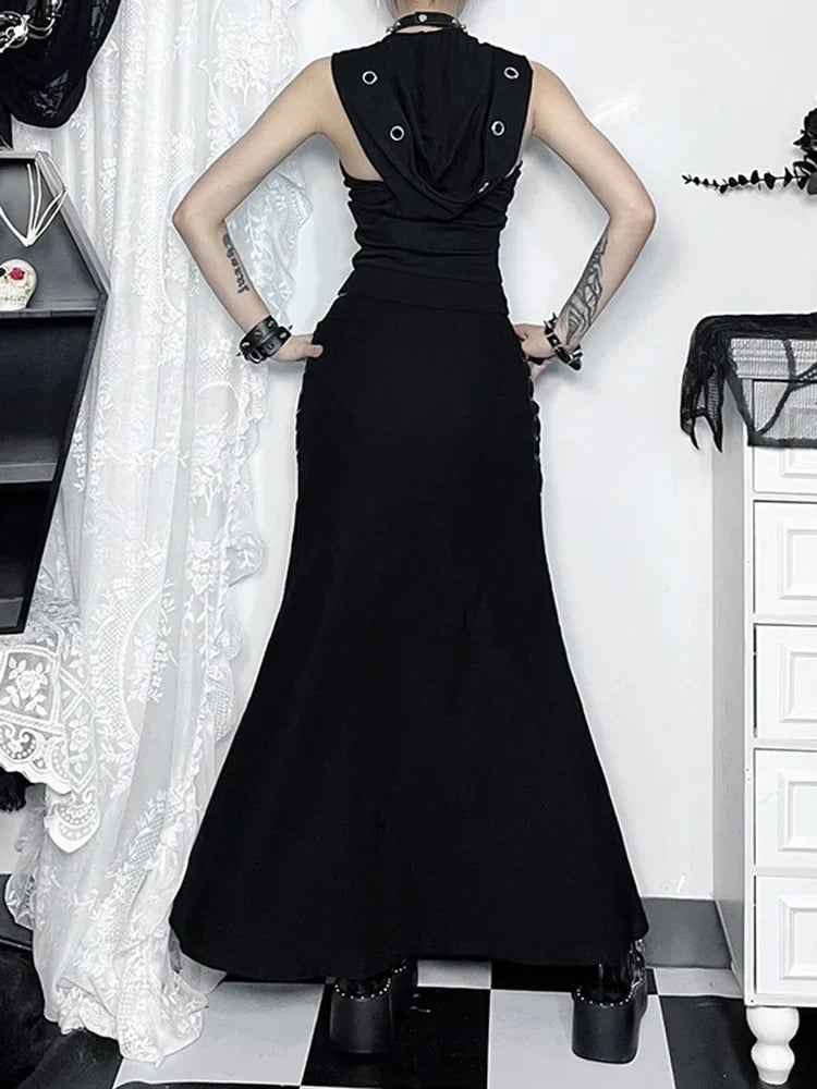 Gothic Midi Skirt