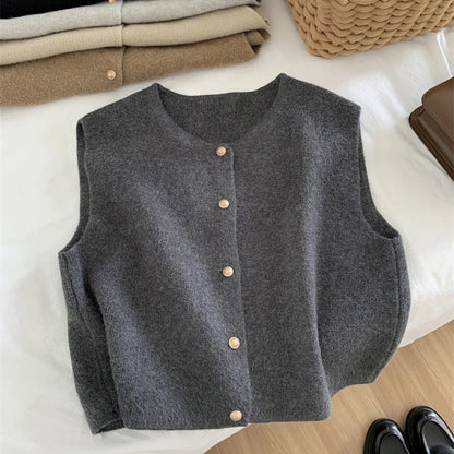 Sleeveless Cardigan