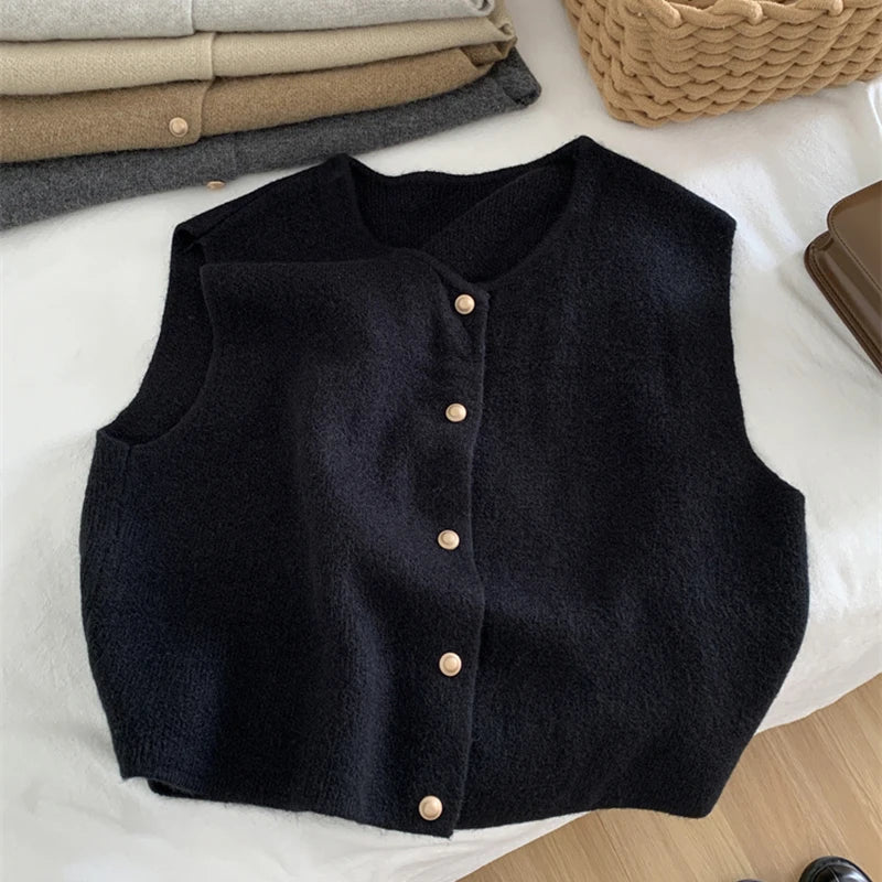 Sleeveless Cardigan