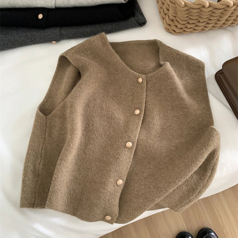 Sleeveless Cardigan