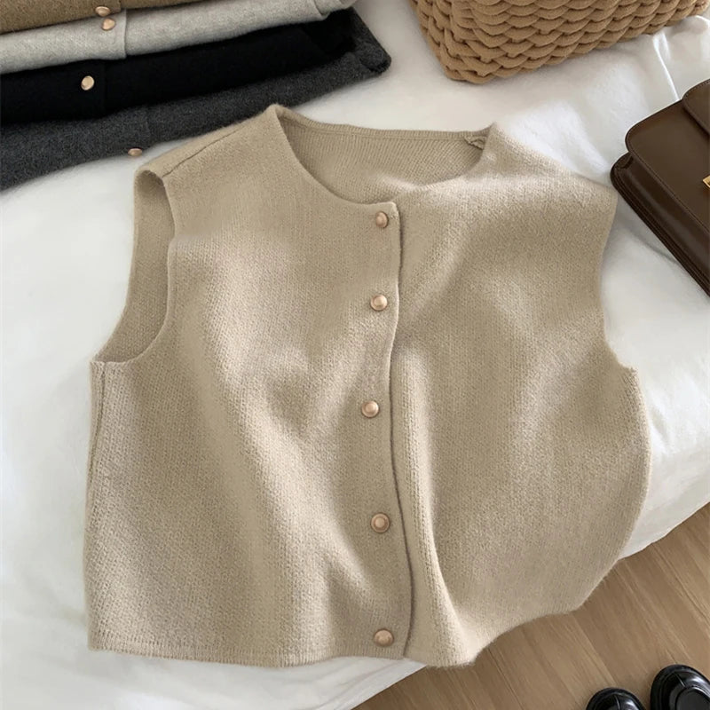 Sleeveless Cardigan