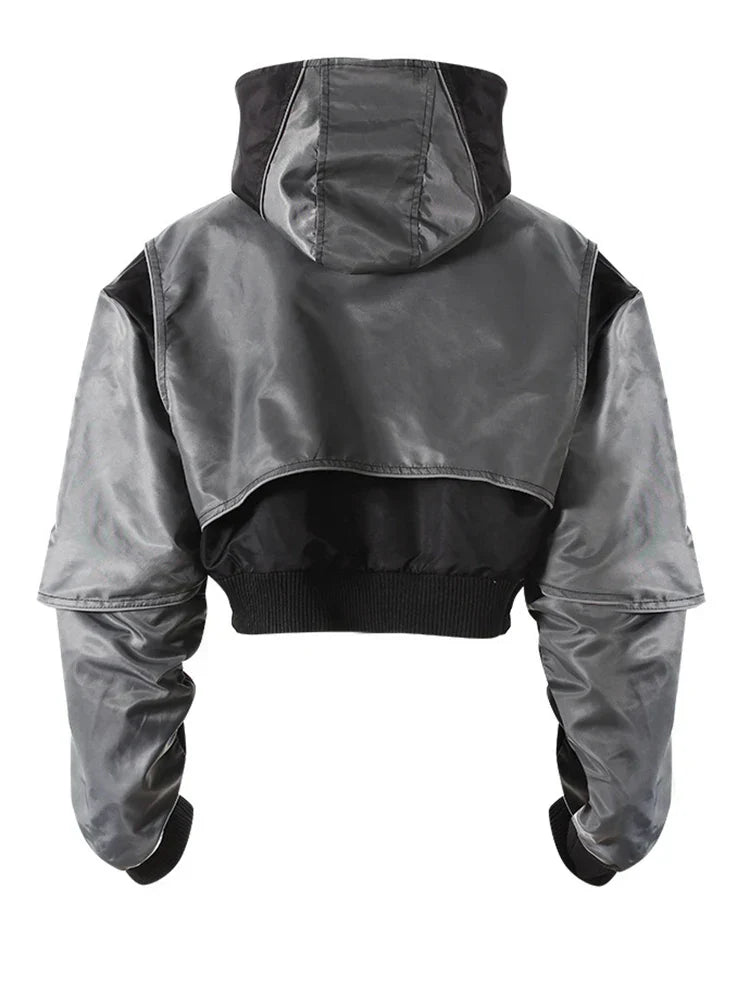 Hooded Bomber Gray