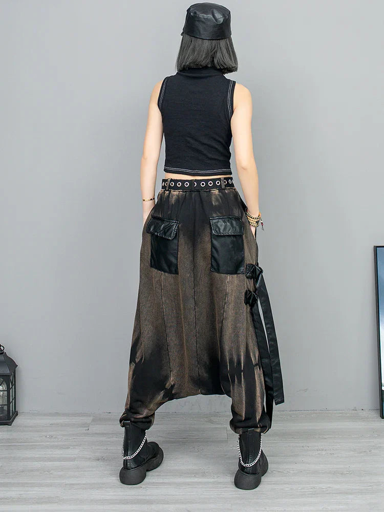 Gothic Leather Trousers Black