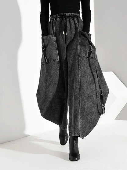 Wide Leg Pants Black