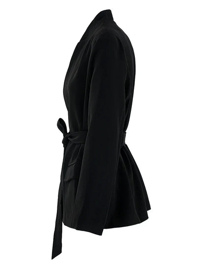 Belted Jacket Black