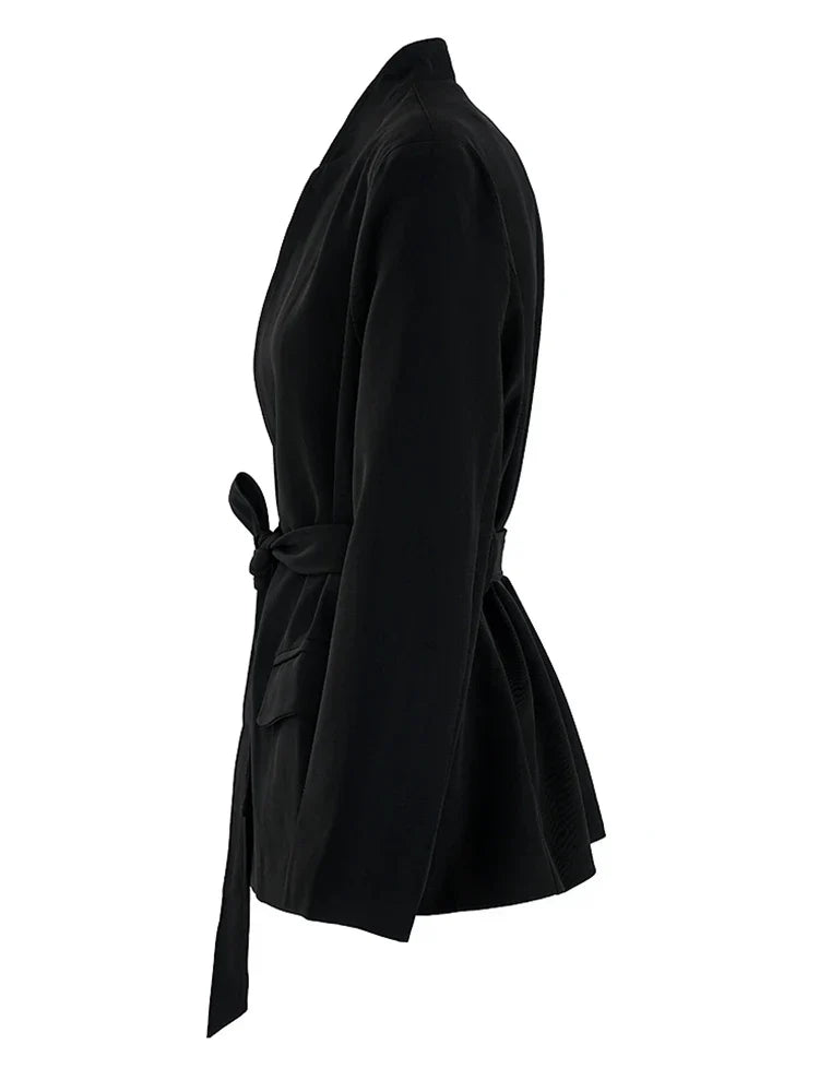 Belted Jacket Black
