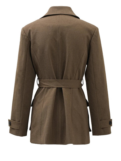 Belted Coat Beige