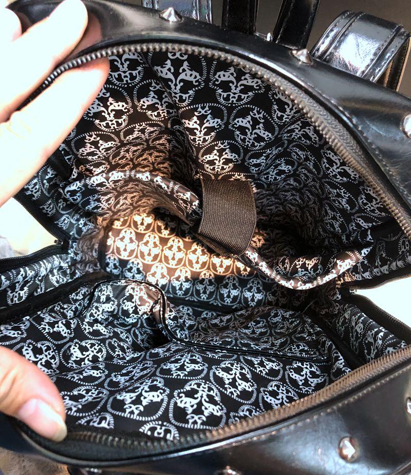 Skull Leather Backpack