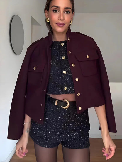 Classic Jacket Burgundy