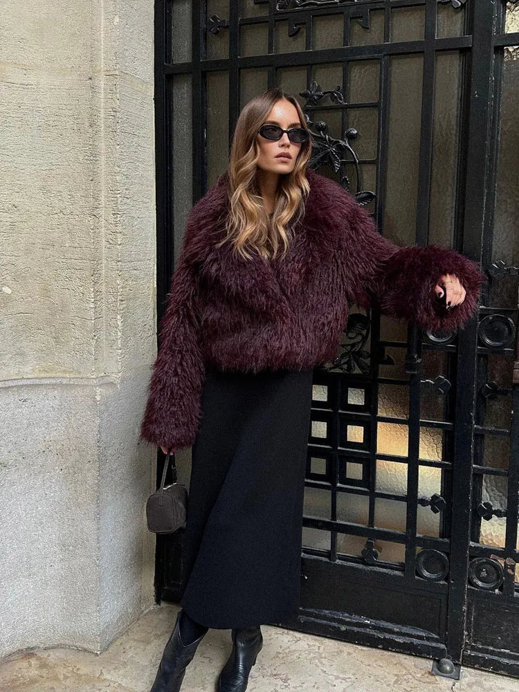 Warm Coat Burgundy
