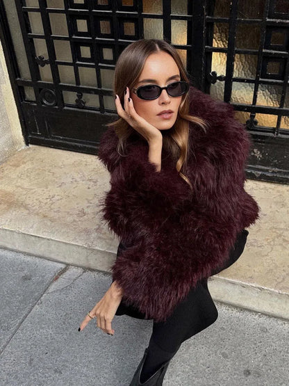 Warm Coat Burgundy