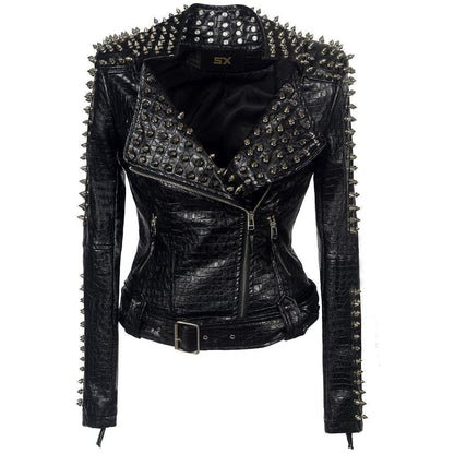 Spiked Leather Jacket