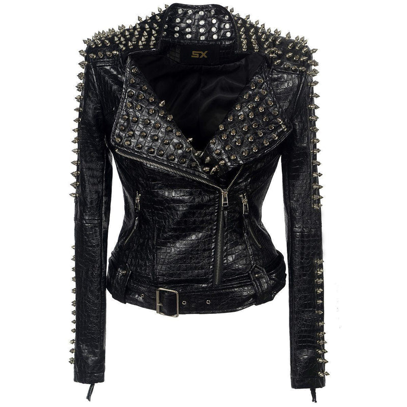 Spiked Leather Jacket