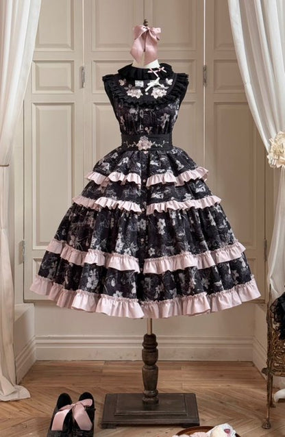 Lolita Vest Dress + Top + Belt