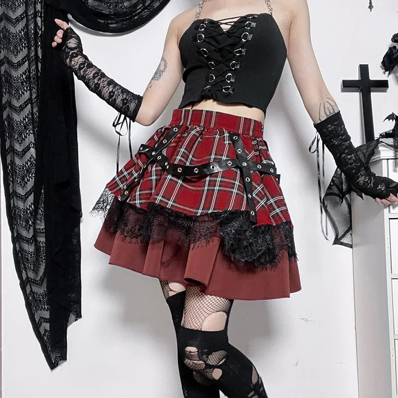 Mini Plaid Skirt