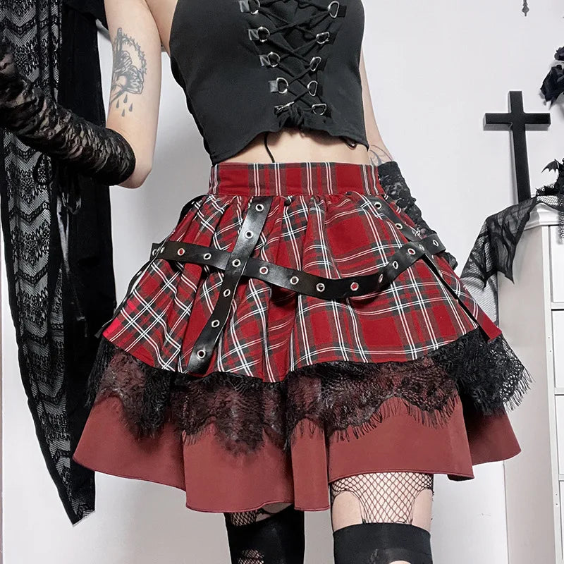 Mini Plaid Skirt
