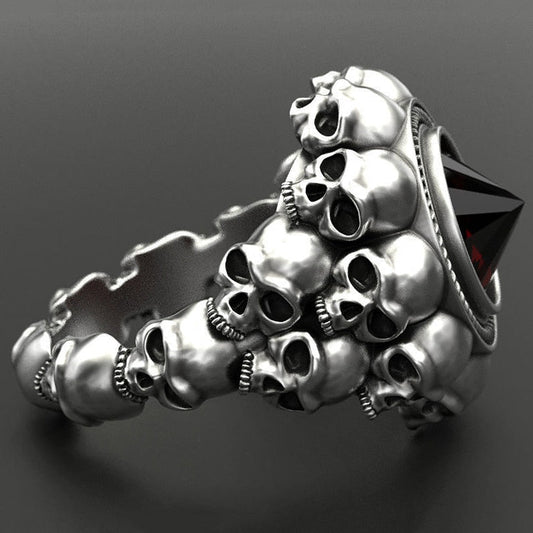 Retro Skull Ring
