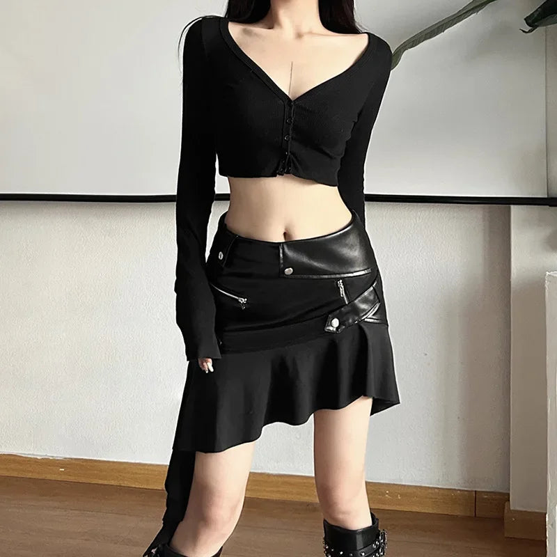 Leather Skirt