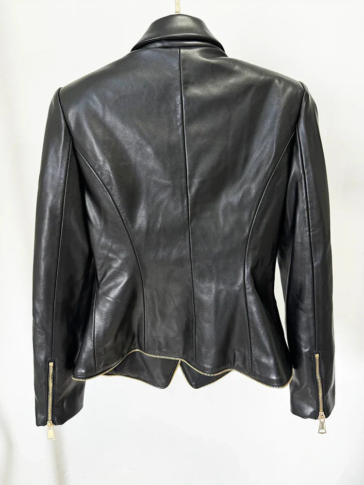 Leather Blazer