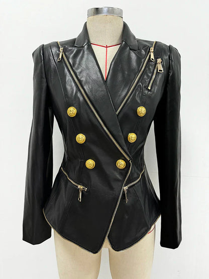 Leather Blazer