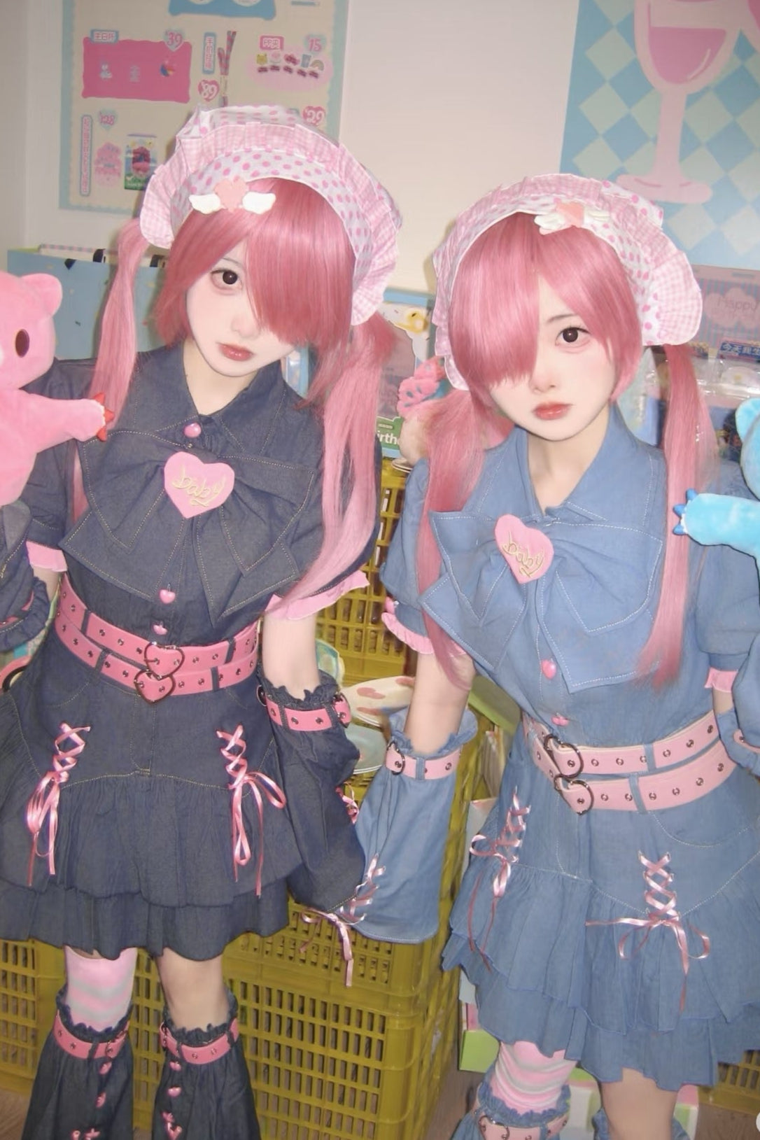 Y2k Sweet Girl Cosplay 4-piece Set