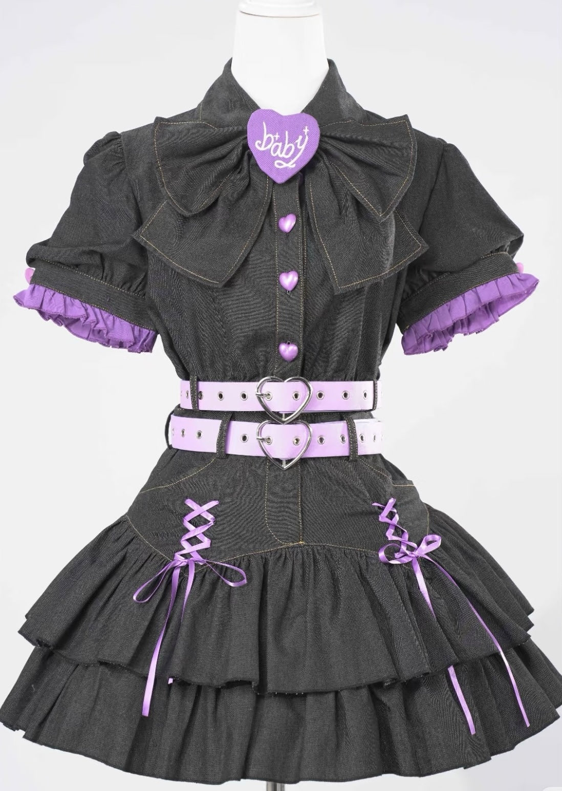 Y2k Sweet Girl Cosplay 4-piece Set