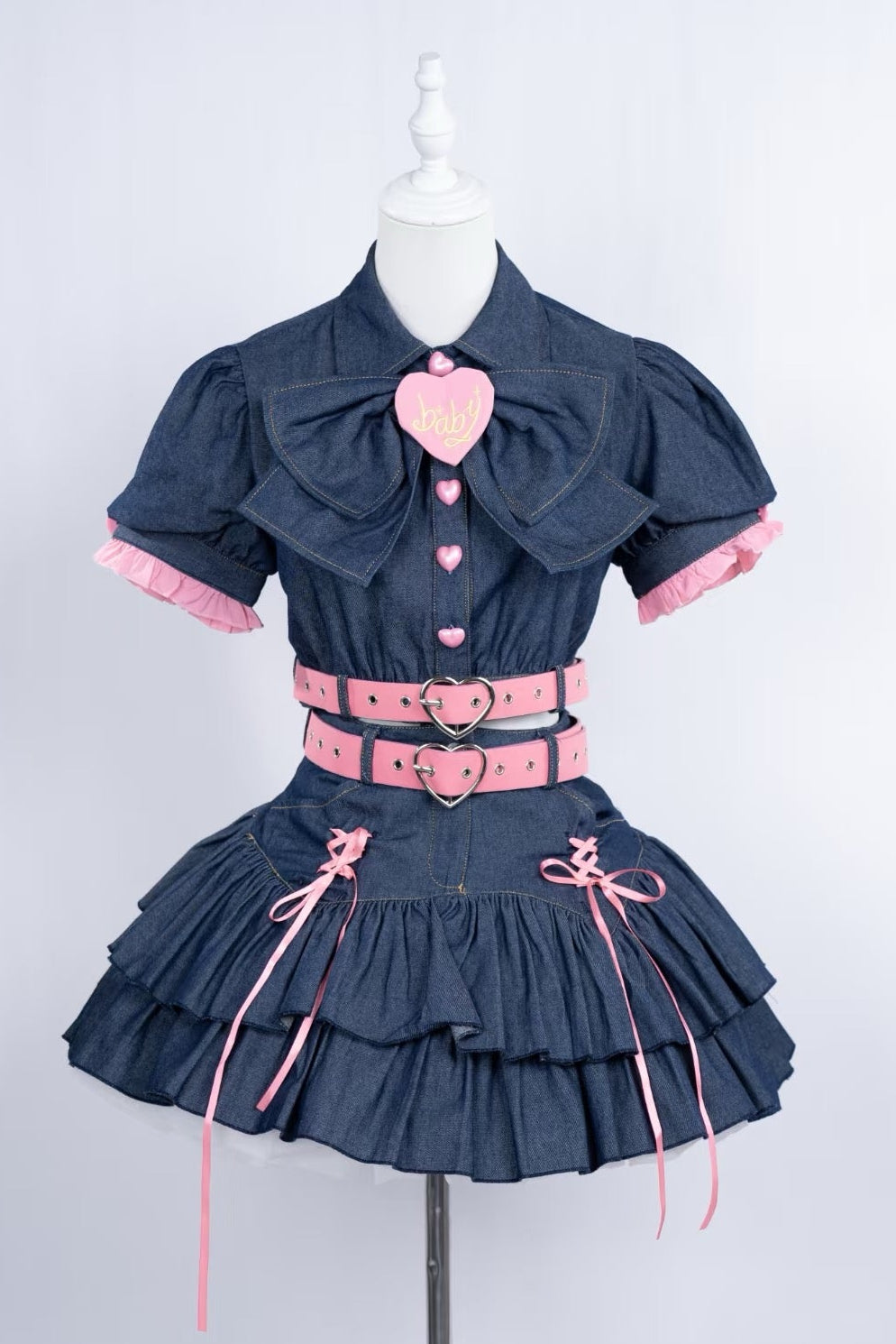 Y2k Sweet Girl Cosplay 4-piece Set