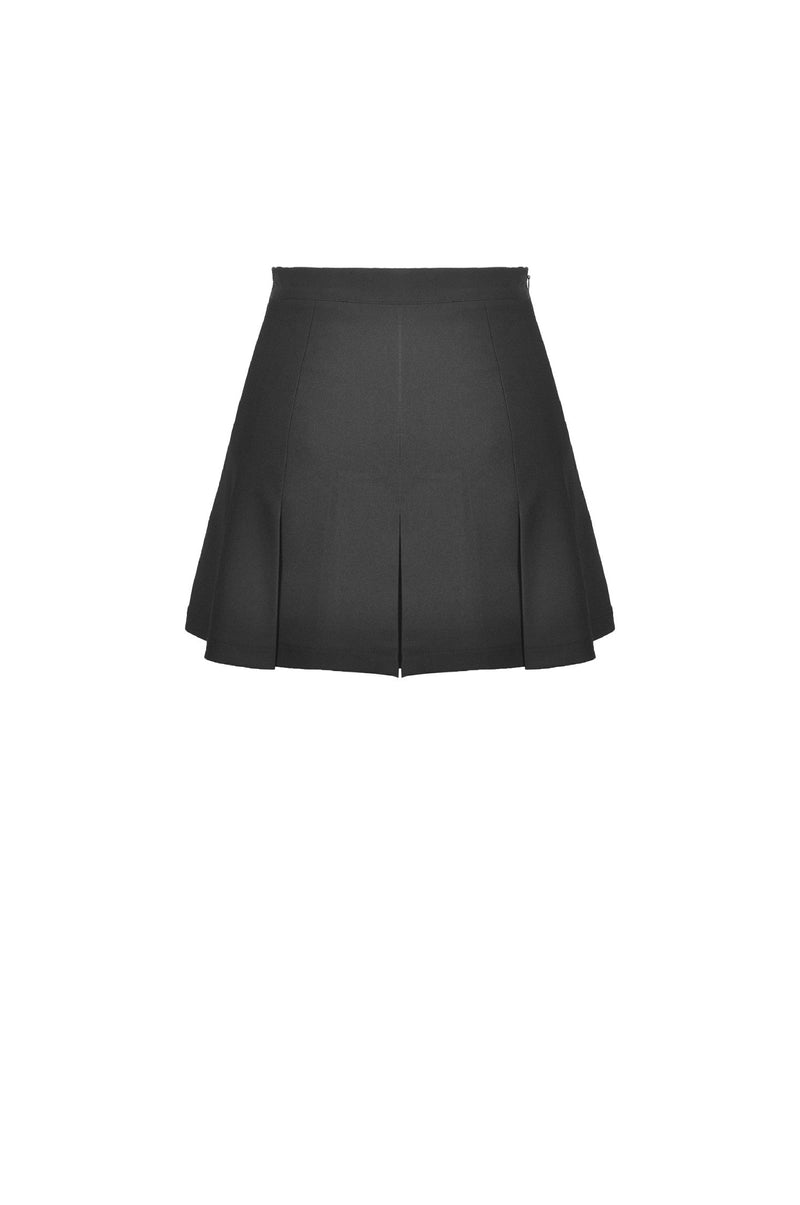 Buckled Chain Mini Skirt