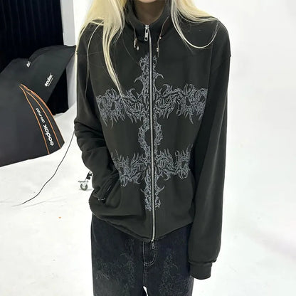 Gothic Sweatshirt Gray