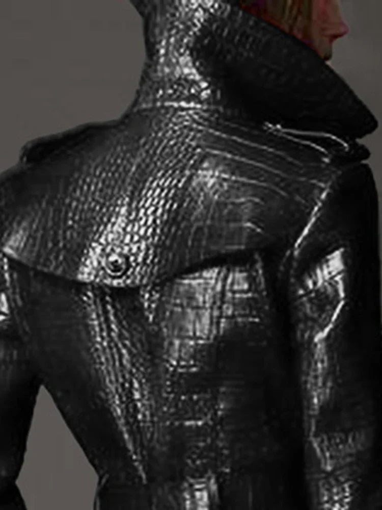 Crocodile Trench Coat