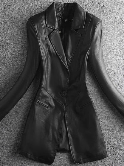 Leather Blazer
