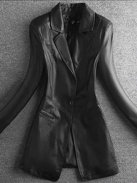 Leather Blazer
