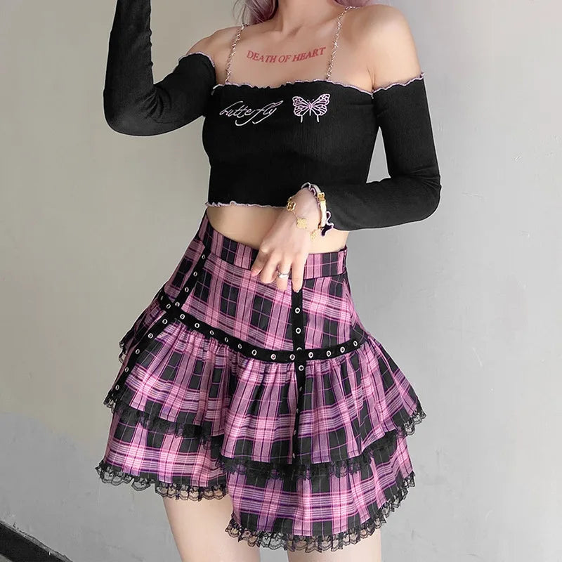 Plaid Skirt
