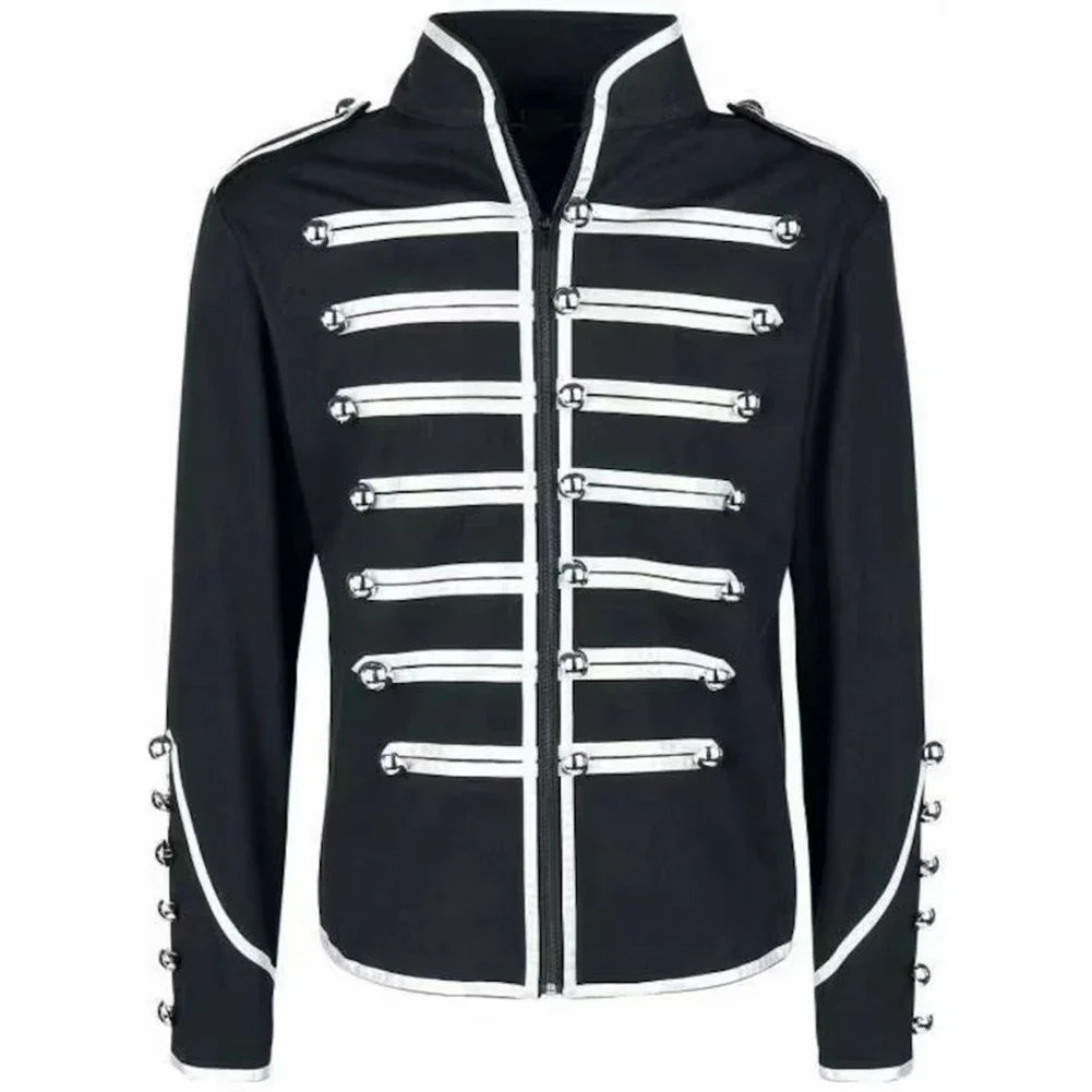 Retro Gothic Jacket Black