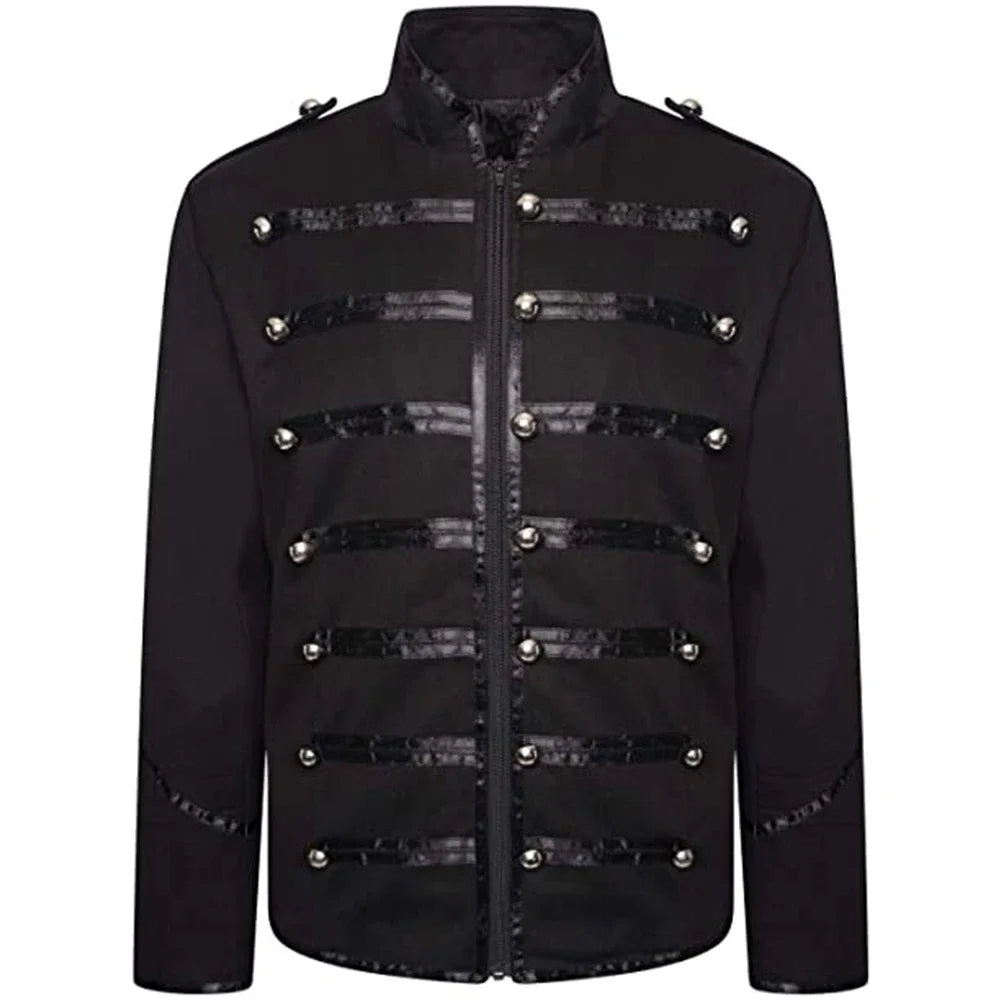 Retro Gothic Jacket Black
