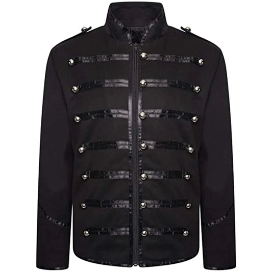 Retro Gothic Jacket Black