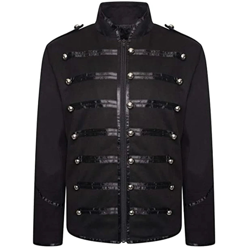 Retro Gothic Jacket Black