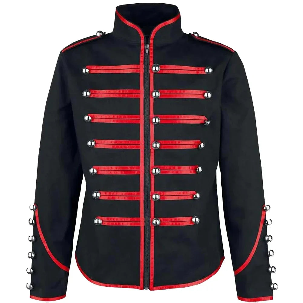 Retro Gothic Jacket Black